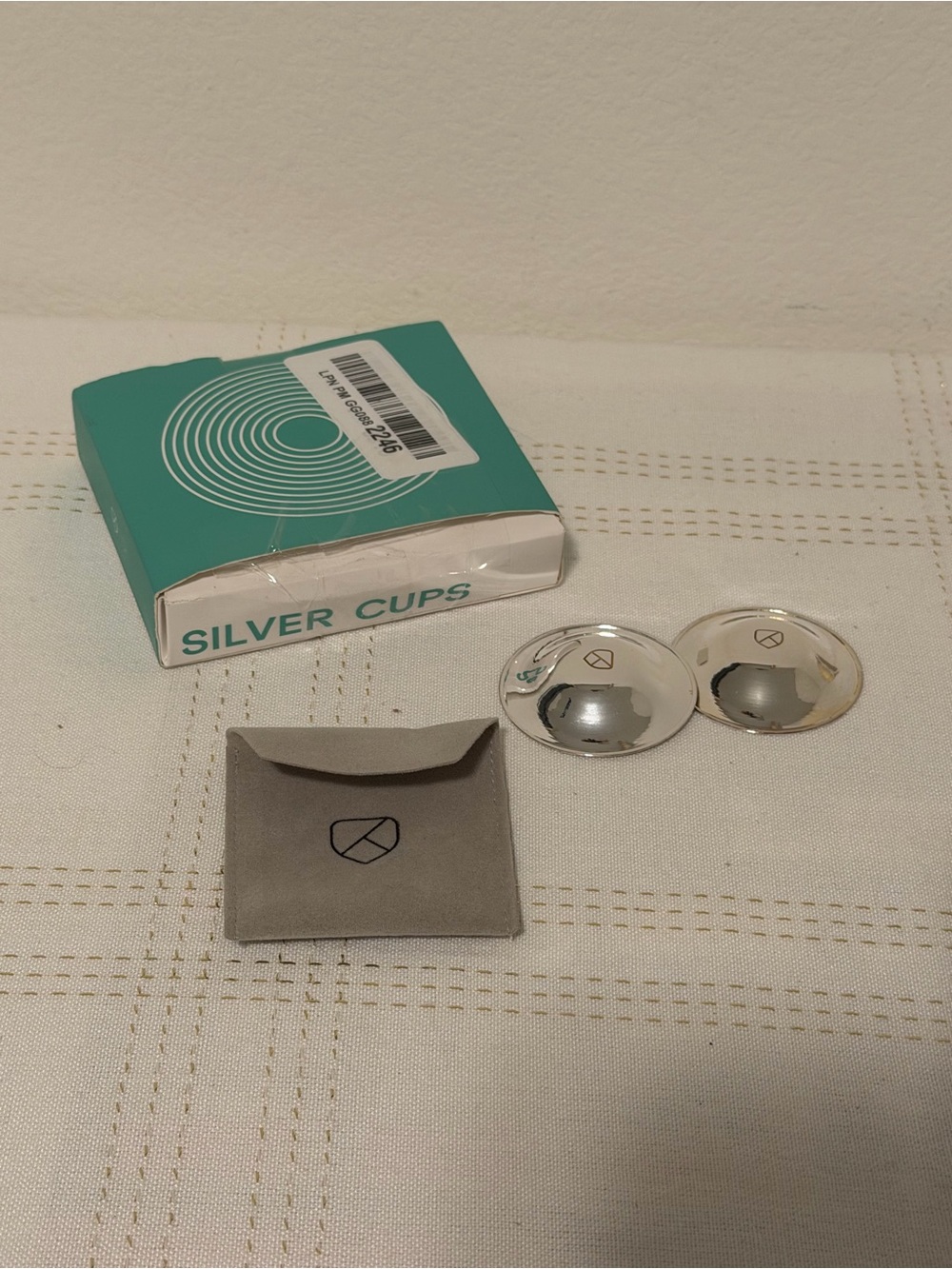 Koala Baby Silver Nursing Cups